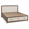 Bett mit Stauraum aus Holz und MDF 200x160 cm