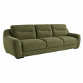 3-Sitzer Sofa Stoff Olivgrün